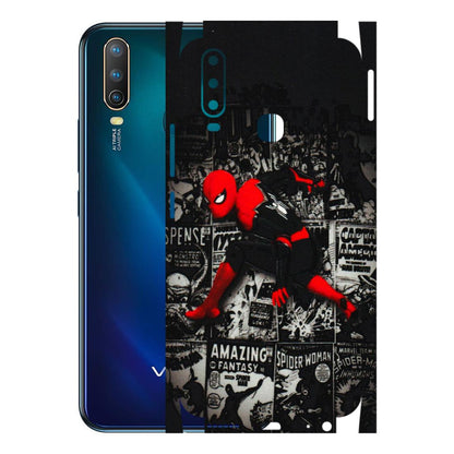 VIVO Z/V/X/T/U/S Series Phone Skins (All Models) - SpiderMan New - 3D Embossed Finish (L-162) Vivo U10