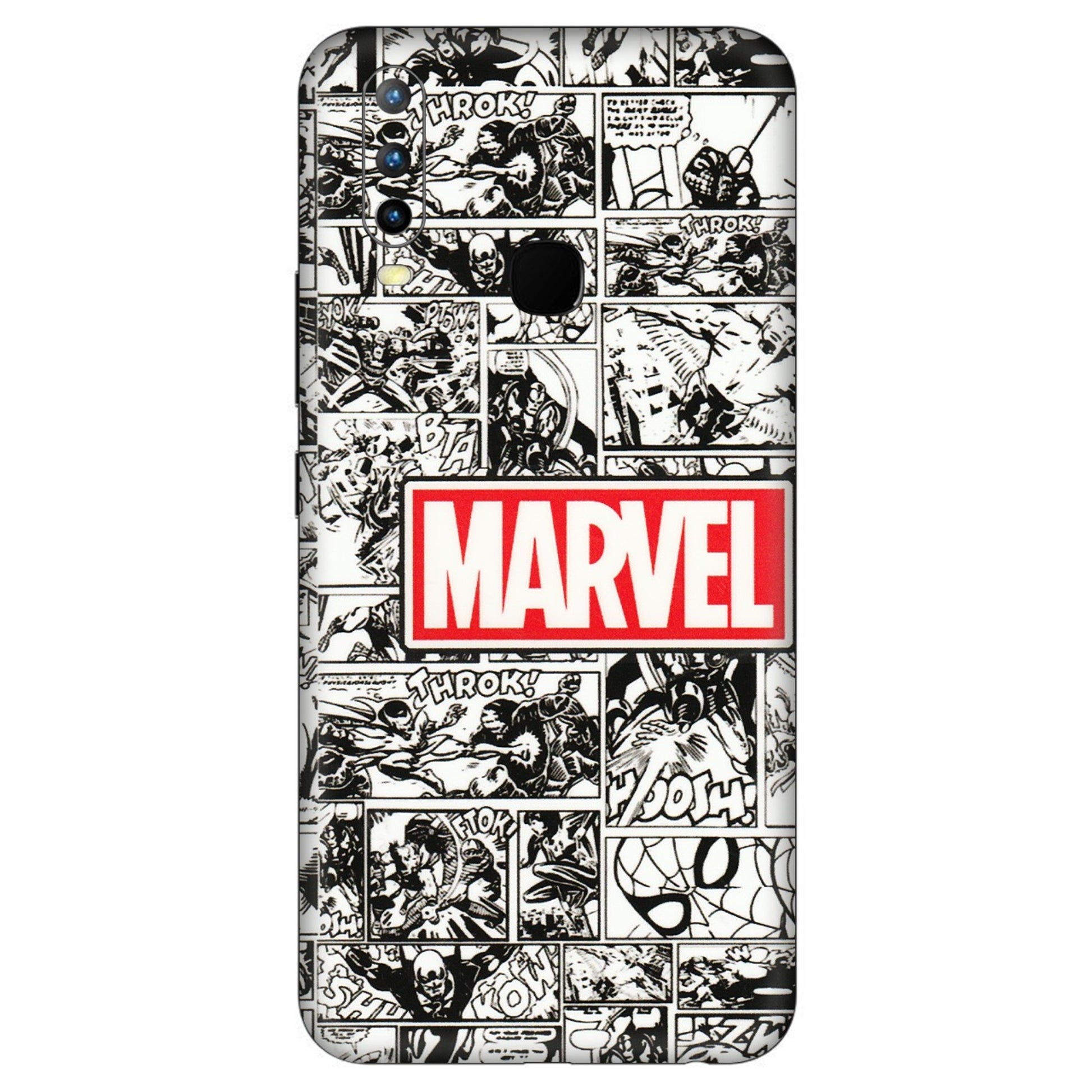 VIVO Z/V/X/T/U/S Series Phone Skins (All Models) - Marvel Comic - 3D Embossed Finish (L-171) Vivo U10