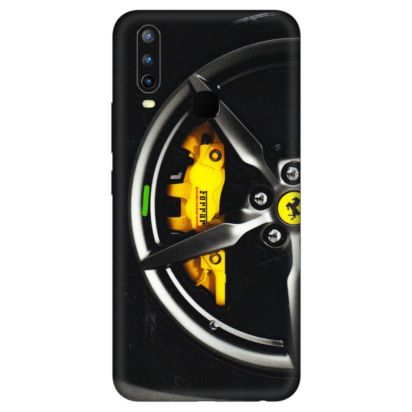 VIVO Z/V/X/T/U/S Series Phone Skins (All Models) - Ferrari Wheel Alloy - 3D Embossed Finish (L-173) Vivo U10