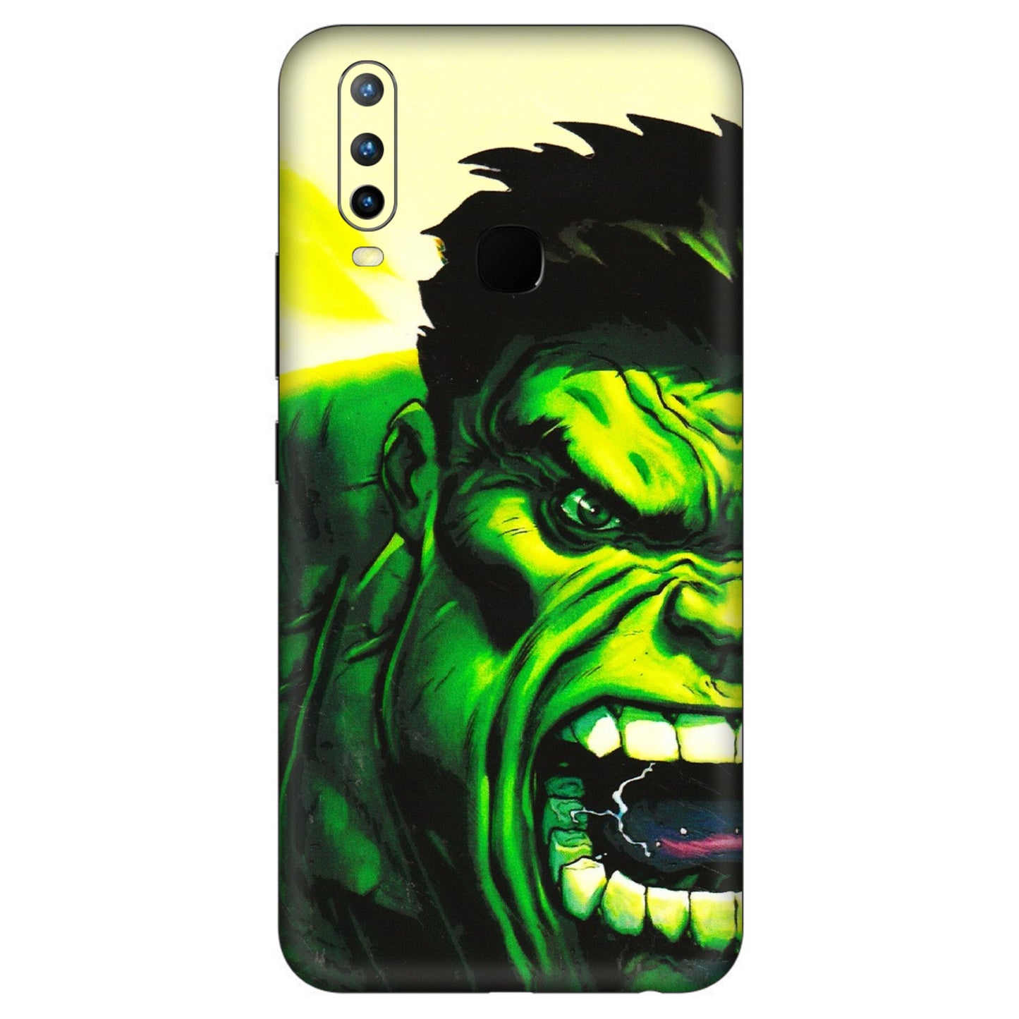 VIVO Z/V/X/T/U/S Series Phone Skins (All Models) - Hulk - 3D Embossed Finish (L-180) Vivo U10