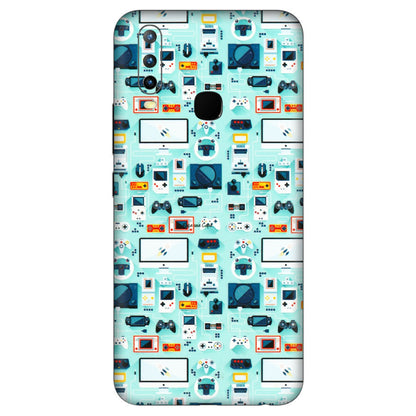 VIVO Z/V/X/T/U/S Series Phone Skins (All Models) - Gadgets Doodle - 3D Embossed Finish (L-184) Vivo U10