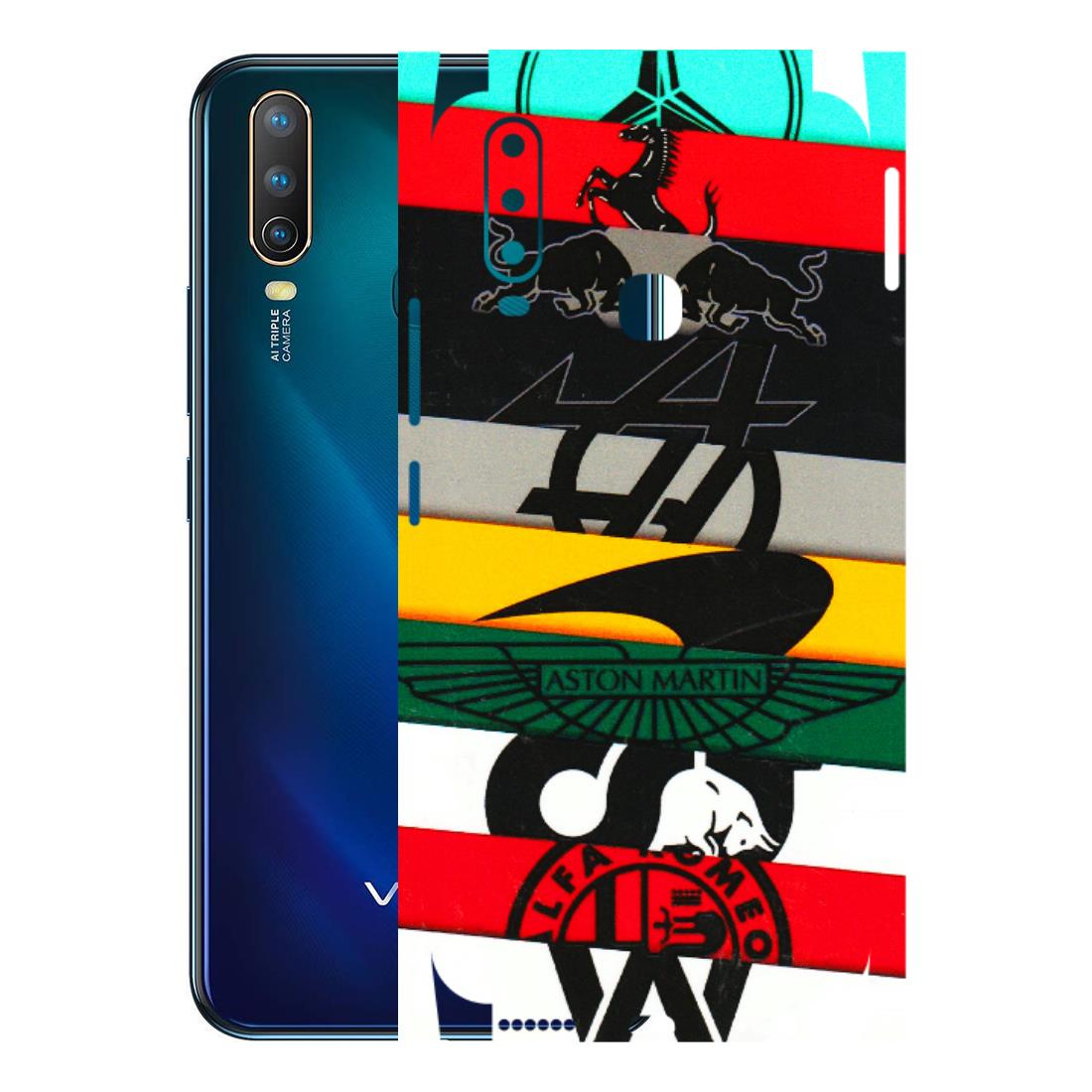 VIVO Z/V/X/T/U/S Series Phone Skins (All Models) - Multi Designer Brands - 3D Embossed Finish (L-187) Vivo U10