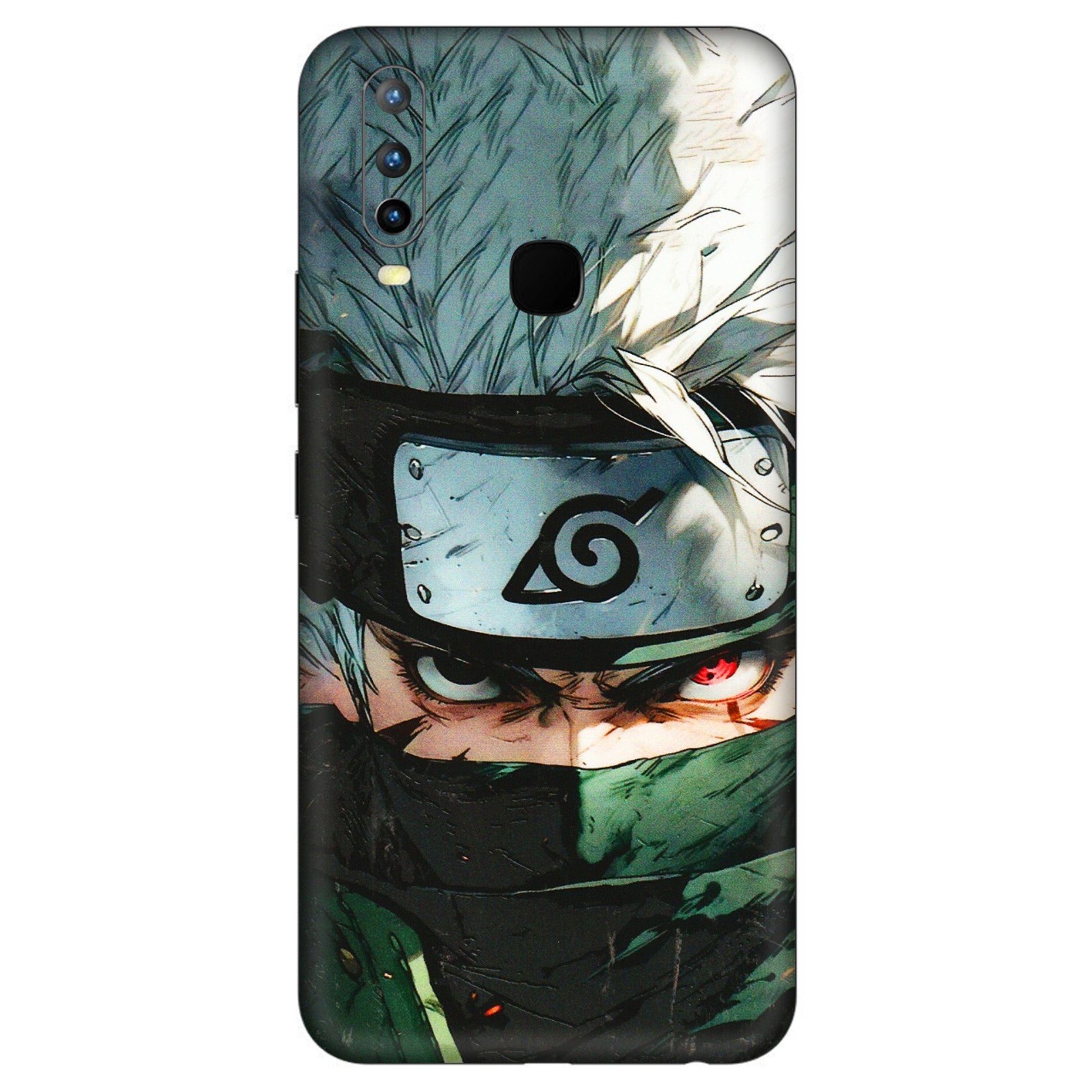 VIVO Z/V/X/T/U/S Series Phone Skins (All Models) - Kakashi Red Eye Focus - 3D Embossed Finish (L-227) Vivo U10