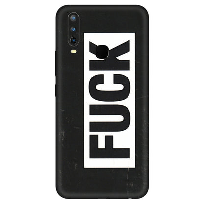 VIVO Z/V/X/T/U/S Series Phone Skins (All Models) - The F Word - 3D Embossed Finish (L-255) Vivo U10
