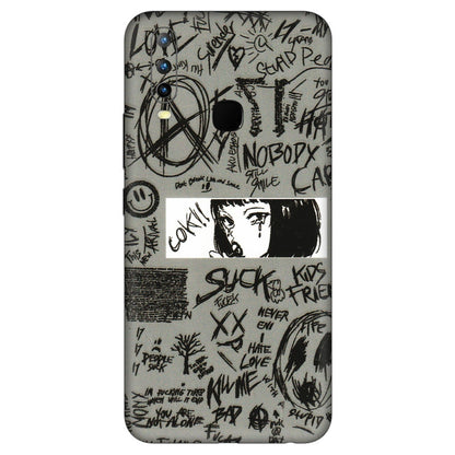 VIVO Z/V/X/T/U/S Series Phone Skins (All Models) - Never Have Love Anime - 3D Embossed Finish (L-260) Vivo U10