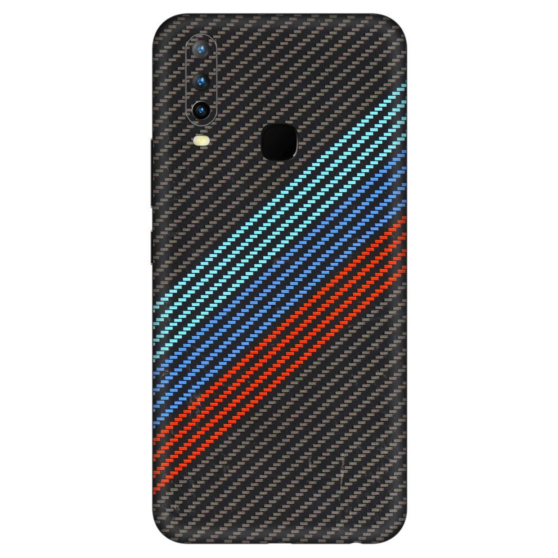VIVO Z/V/X/T/U/S Series Phone Skins (All Models) - Carbon BM - 3D Embossed Finish (L-302) Vivo U10