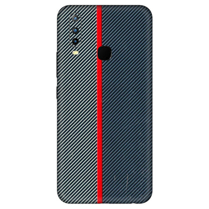 VIVO Z/V/X/T/U/S Series Phone Skins (All Models) - Blue Sober Lines - 3D Embossed Finish (L-305) Vivo U10