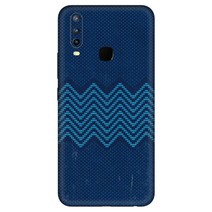 VIVO Z/V/X/T/U/S Series Phone Skins (All Models) - Blue Sober Waves - 3D Embossed Finish (L-306) Vivo U10