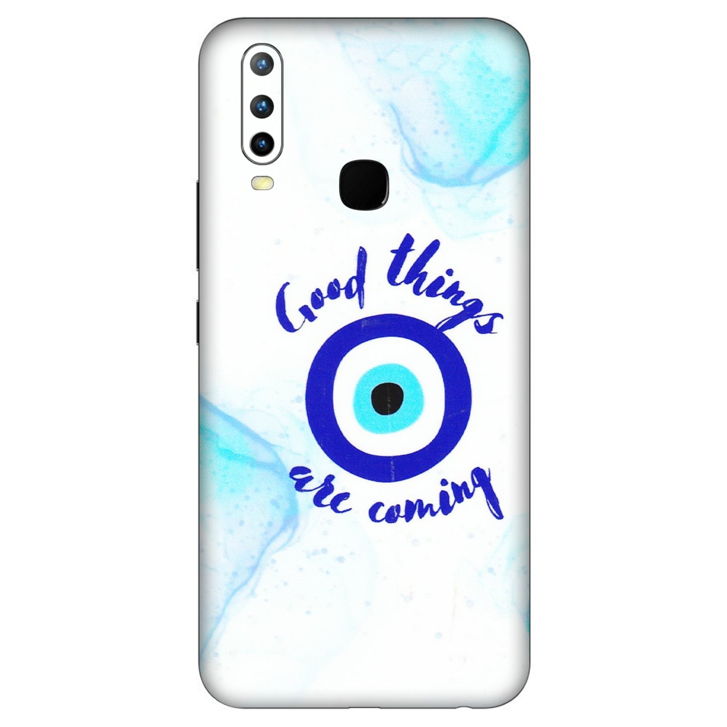 VIVO Z/V/X/T/U/S Series Phone Skins (All Models) - Evil Eye Good Things Are Coming - 3D Embossed Finish (L-322) Vivo U10