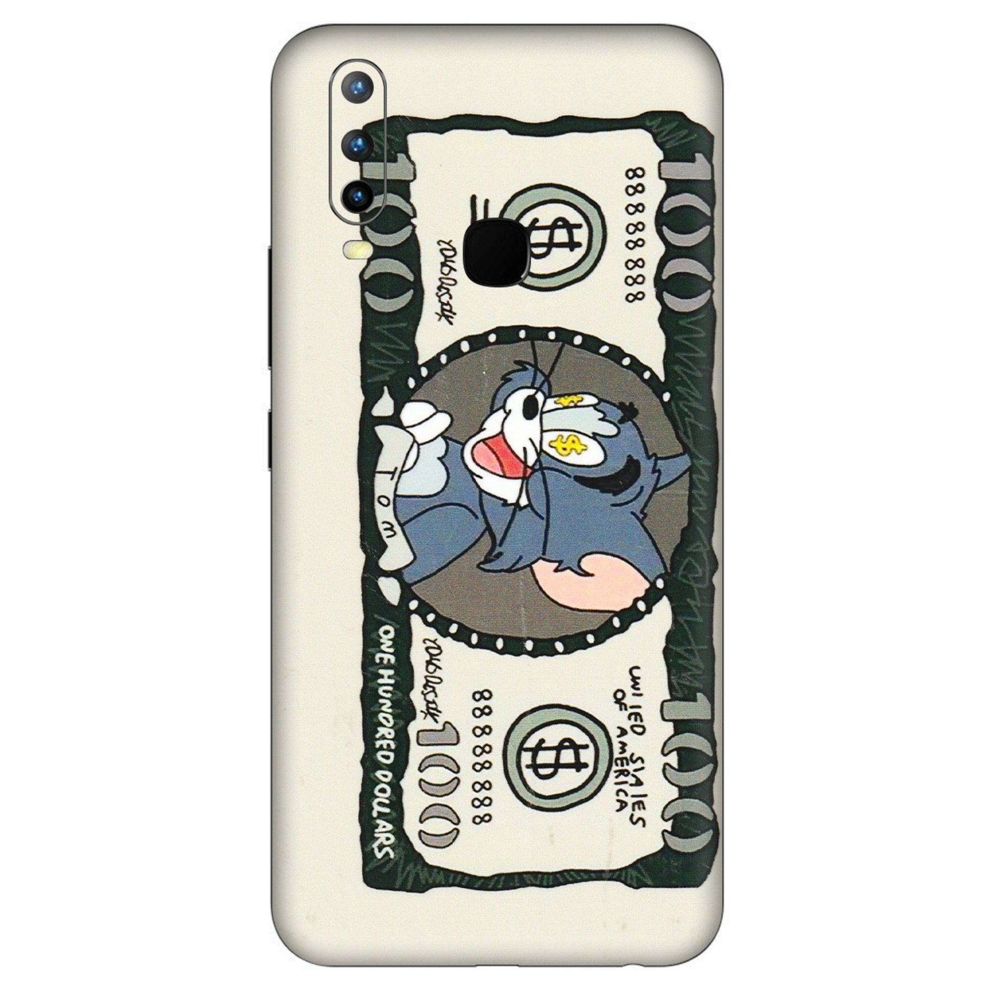 VIVO Z/V/X/T/U/S Series Phone Skins (All Models) - Tom Hundred Dollar - 3D Embossed Finish (L-324) Vivo U10