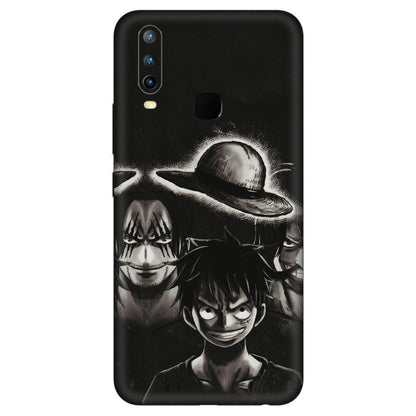 VIVO Z/V/X/T/U/S Series Phone Skins (All Models) - Black Luffy Hat - 3D Embossed Finish (L-57) Vivo U10