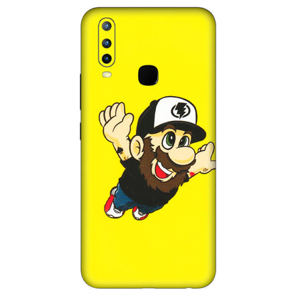VIVO Z/V/X/T/U/S Series Phone Skins (All Models) - Flying Beardo - 3D Embossed Finish (L-60) Vivo U10