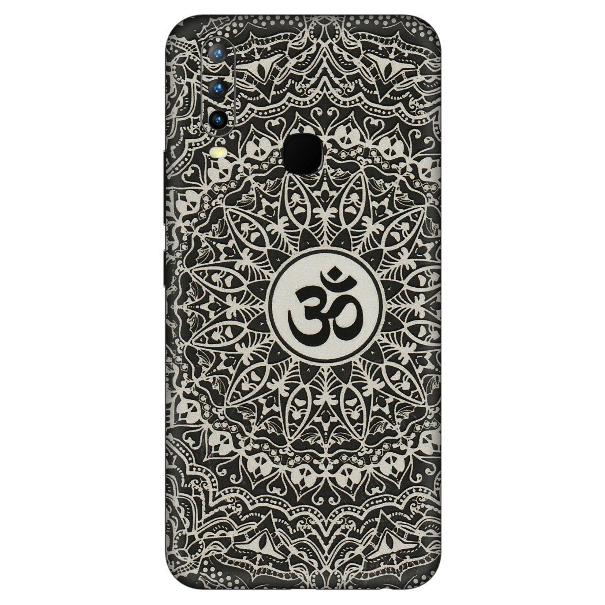 VIVO Z/V/X/T/U/S Series Phone Skins (All Models) - Aum Elegant Mandala - 3D Embossed Finish (L-62) Vivo U10