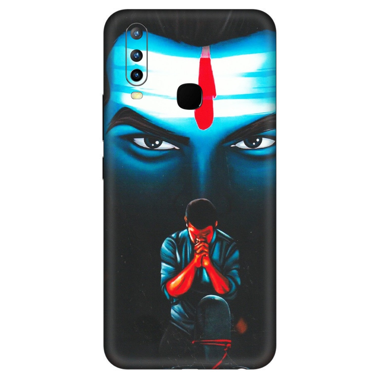 VIVO Z/V/X/T/U/S Series Phone Skins (All Models) - Mahakal Bhakt - Matte Finish (M-112) Vivo U10
