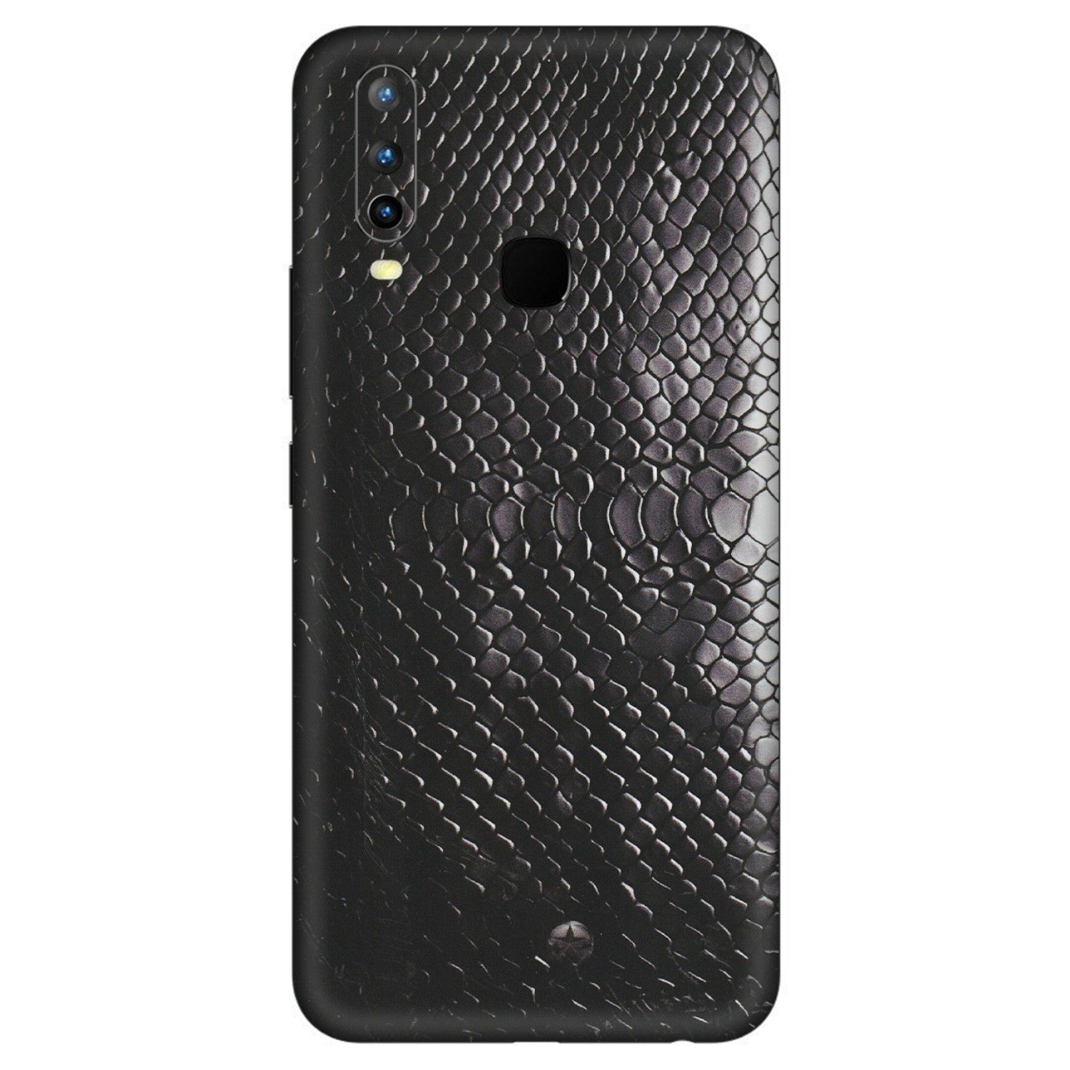 VIVO Z/V/X/T/U/S Series Phone Skins (All Models) - Black Snack Leather - Matte Finish (M-147) Vivo U10