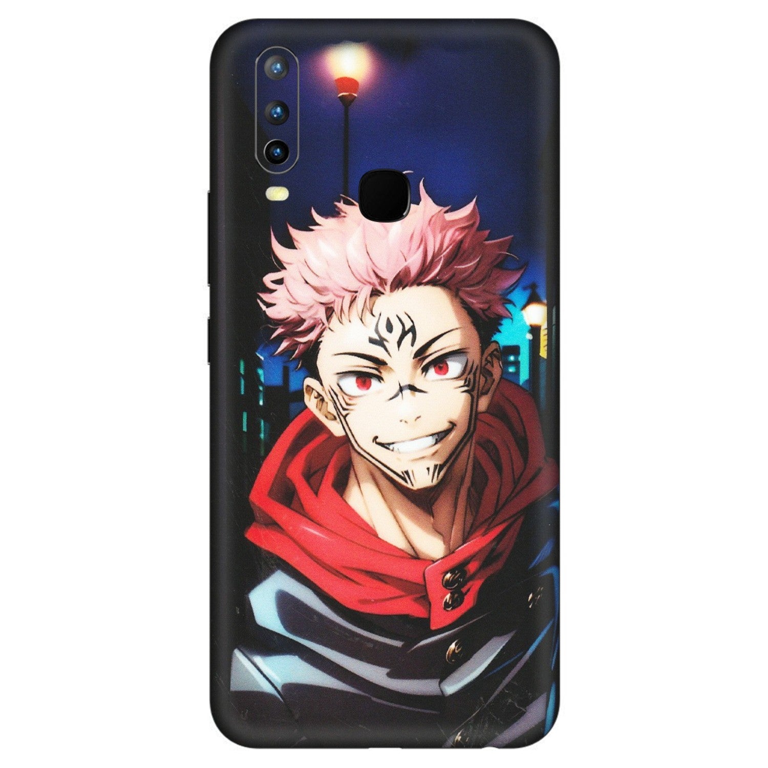 VIVO Z/V/X/T/U/S Series Phone Skins (All Models) - Yuji Itadori Funny Face Anime - Matte Finish (M-152) Vivo U10