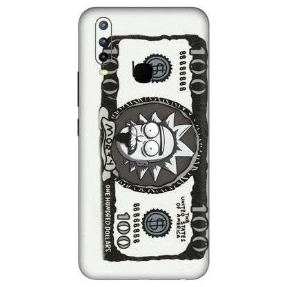 VIVO Z/V/X/T/U/S Series Phone Skins (All Models) - Rick And Morty Hundred Dollar Anime - Matte Finish (M-161) Vivo U10