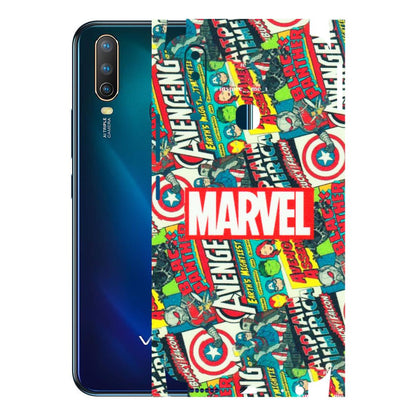 VIVO Z/V/X/T/U/S Series Phone Skins (All Models) - Marvel Comic Lover - Matte Finish (M-30) Vivo U10