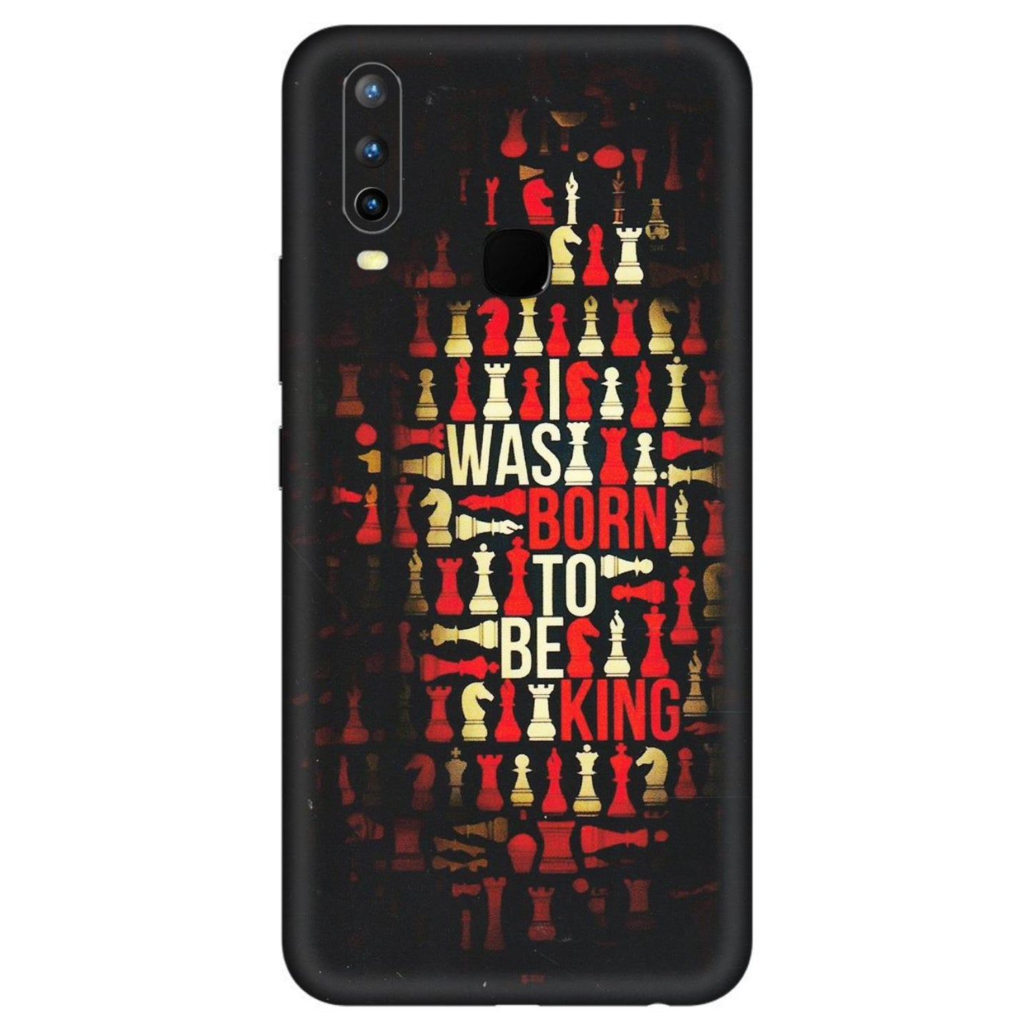 VIVO Z/V/X/T/U/S Series Phone Skins (All Models) - Born To Be King - Matte Finish (M-73) Vivo U10