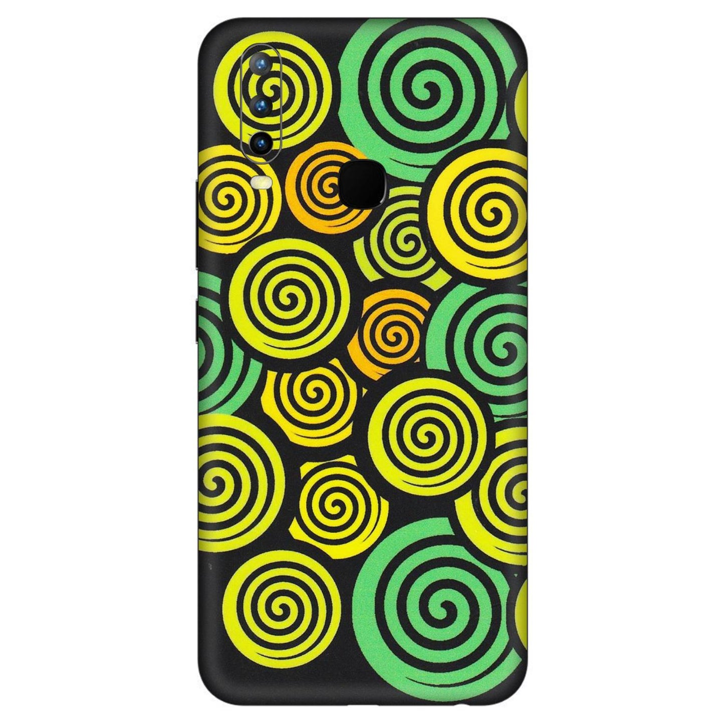 VIVO Z/V/X/T/U/S Series Phone Skins (All Models) - Crazy Spiral - Matte Finish (M-91) Vivo U10
