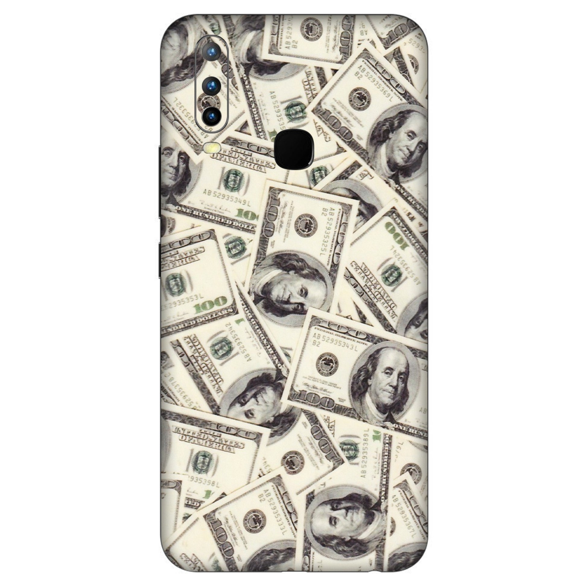 VIVO Z/V/X/T/U/S Series Phone Skins (All Models) - Dollar Lover - Transparent Finish (T-17) Vivo U10