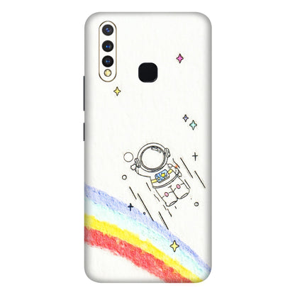 VIVO Z/V/X/T/U/S Series Phone Skins (All Models) - Milkyway Astronaut - 3D Embossed Finish (L-110) Vivo U20