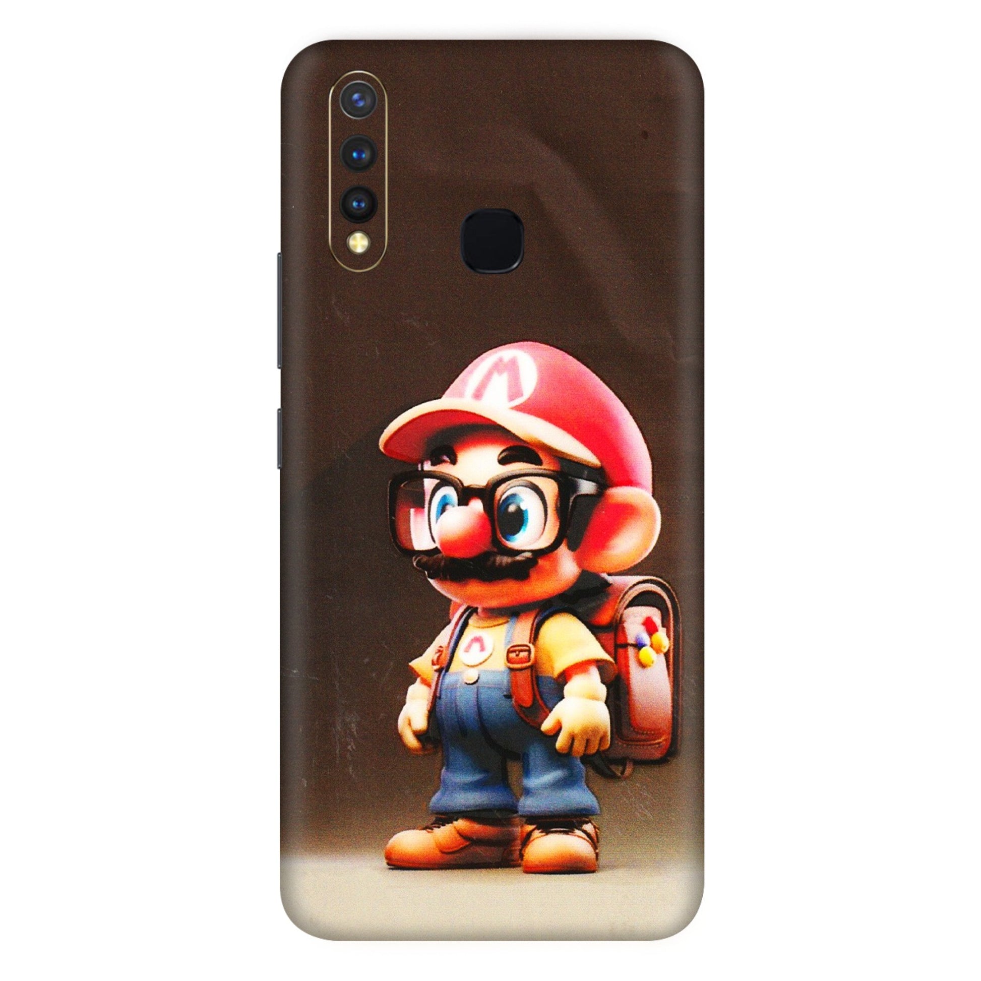 VIVO Z/V/X/T/U/S Series Phone Skins (All Models) - Little Mario - 3D Embossed Finish (L-119) Vivo U20