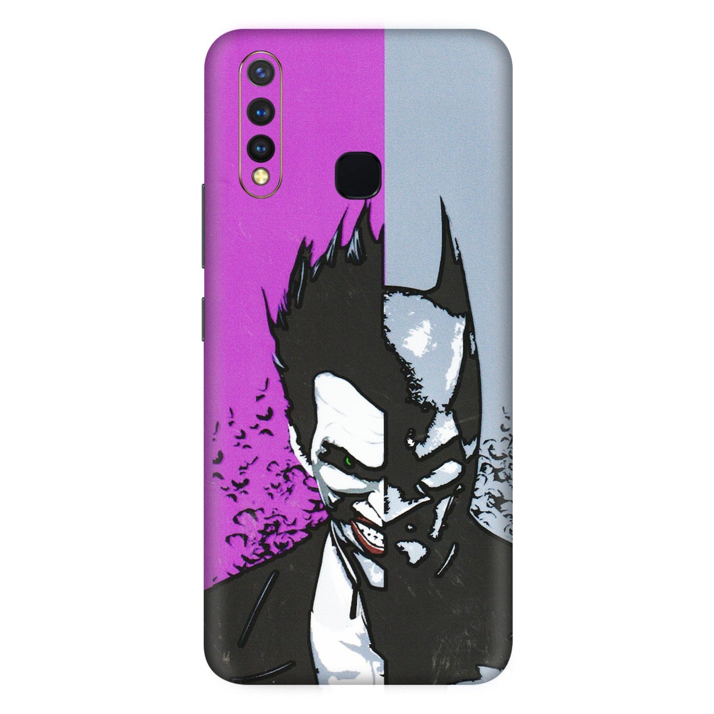 VIVO Z/V/X/T/U/S Series Phone Skins (All Models) - Batman & Joker - 3D Embossed Finish (L-143) Vivo U20