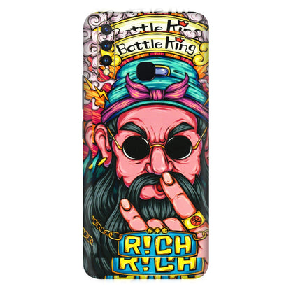 VIVO Z/V/X/T/U/S Series Phone Skins (All Models) - Battle King Dude Face - 3D Embossed Finish (L-178) Vivo U20