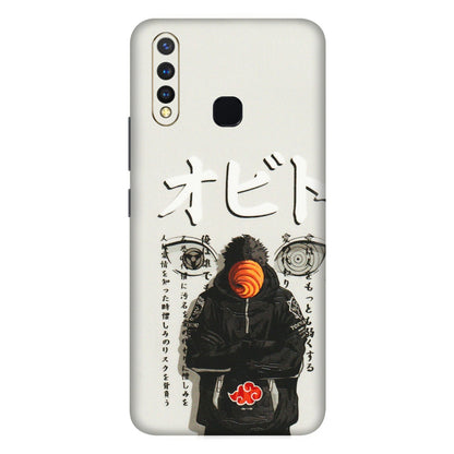 VIVO Z/V/X/T/U/S Series Phone Skins (All Models) - Obito Anime Eye - 3D Embossed Finish (L-19) Vivo U20