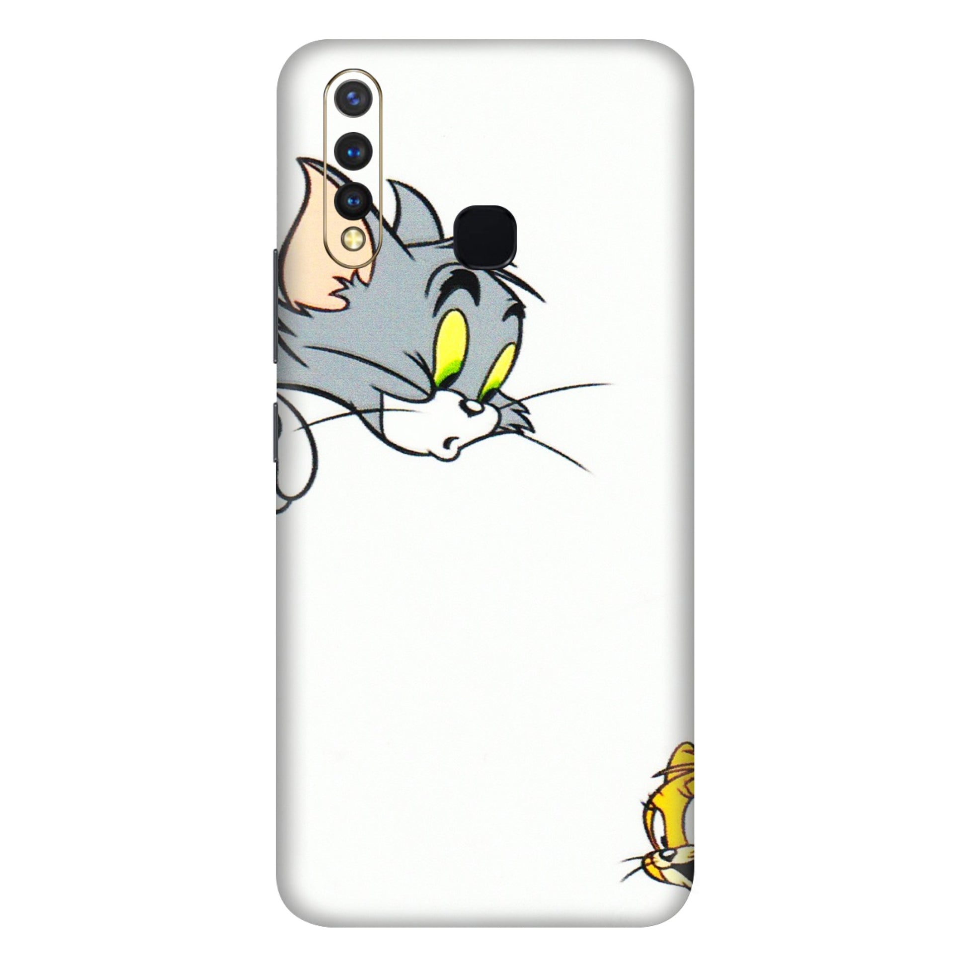 VIVO Z/V/X/T/U/S Series Phone Skins (All Models) - Cute Tom And Jerry - 3D Embossed Finish (L-220) Vivo U20
