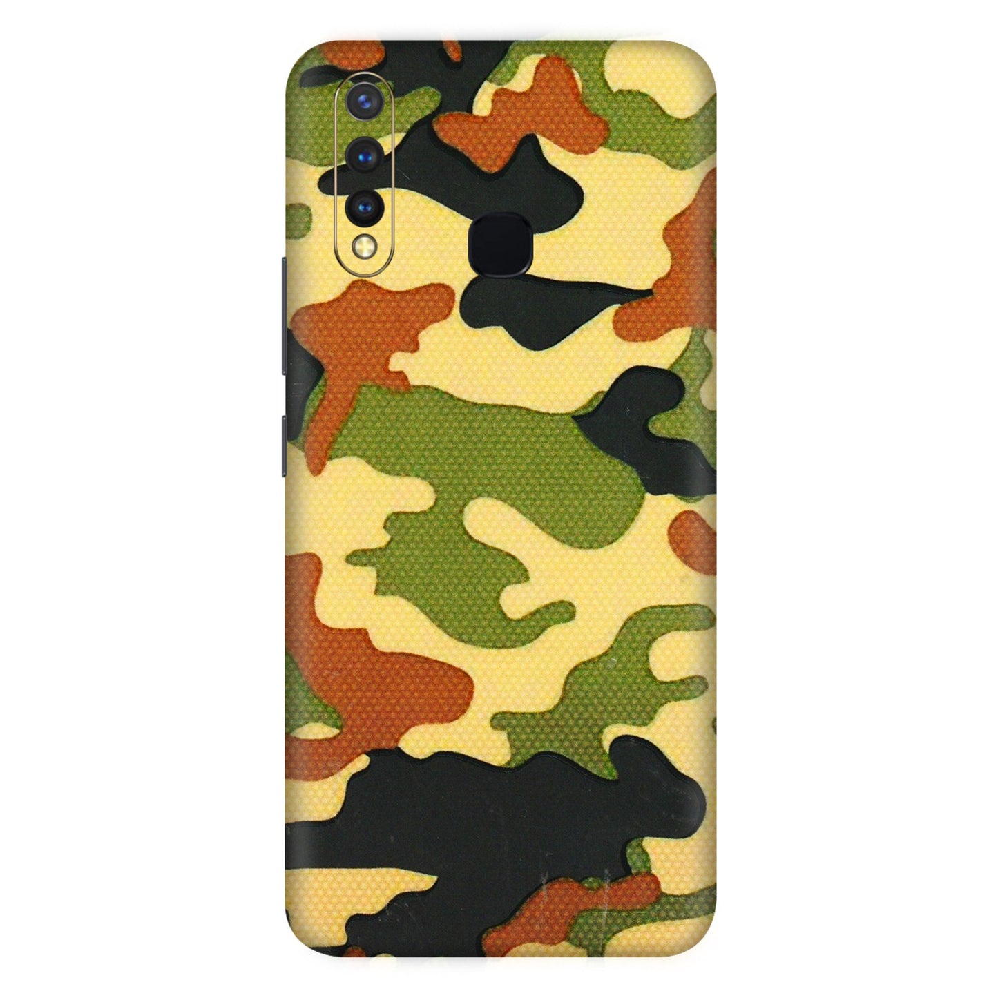 VIVO Z/V/X/T/U/S Series Phone Skins (All Models) - Indian Military - 3D Embossed Finish (L-234) Vivo U20