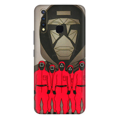 VIVO Z/V/X/T/U/S Series Phone Skins (All Models) - Squid Game Hero - 3D Embossed Finish (L-245) Vivo U20