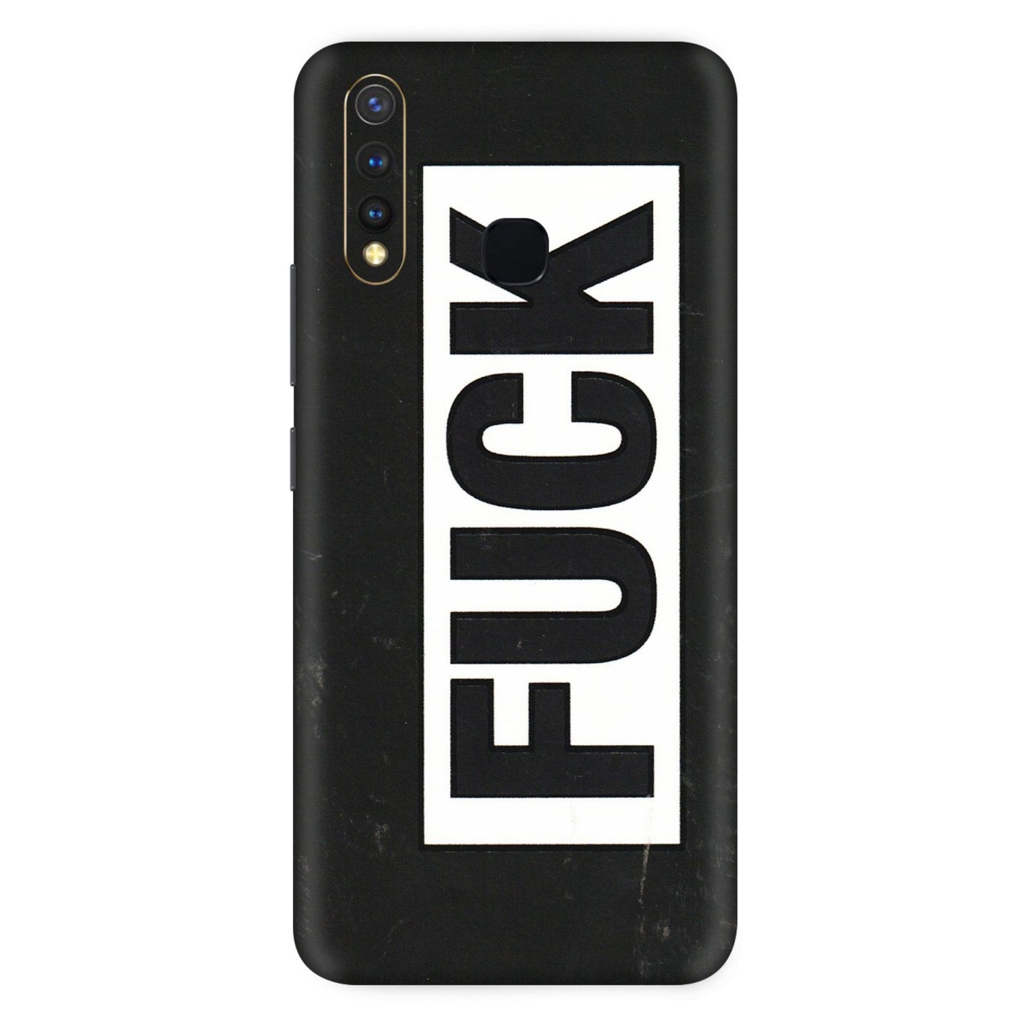 VIVO Z/V/X/T/U/S Series Phone Skins (All Models) - The F Word - 3D Embossed Finish (L-255) Vivo U20
