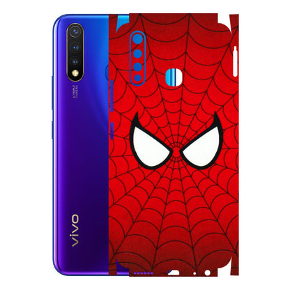 VIVO Z/V/X/T/U/S Series Phone Skins (All Models) - Spidey Eyes - 3D Embossed Finish (L-257) Vivo U20