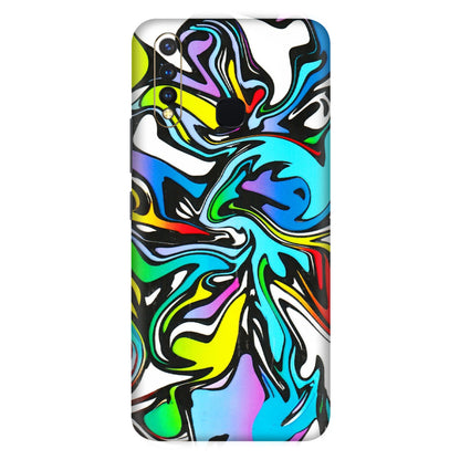 VIVO Z/V/X/T/U/S Series Phone Skins (All Models) - Abstract Colour Paints - 3D Embossed Finish (L-271) Vivo U20