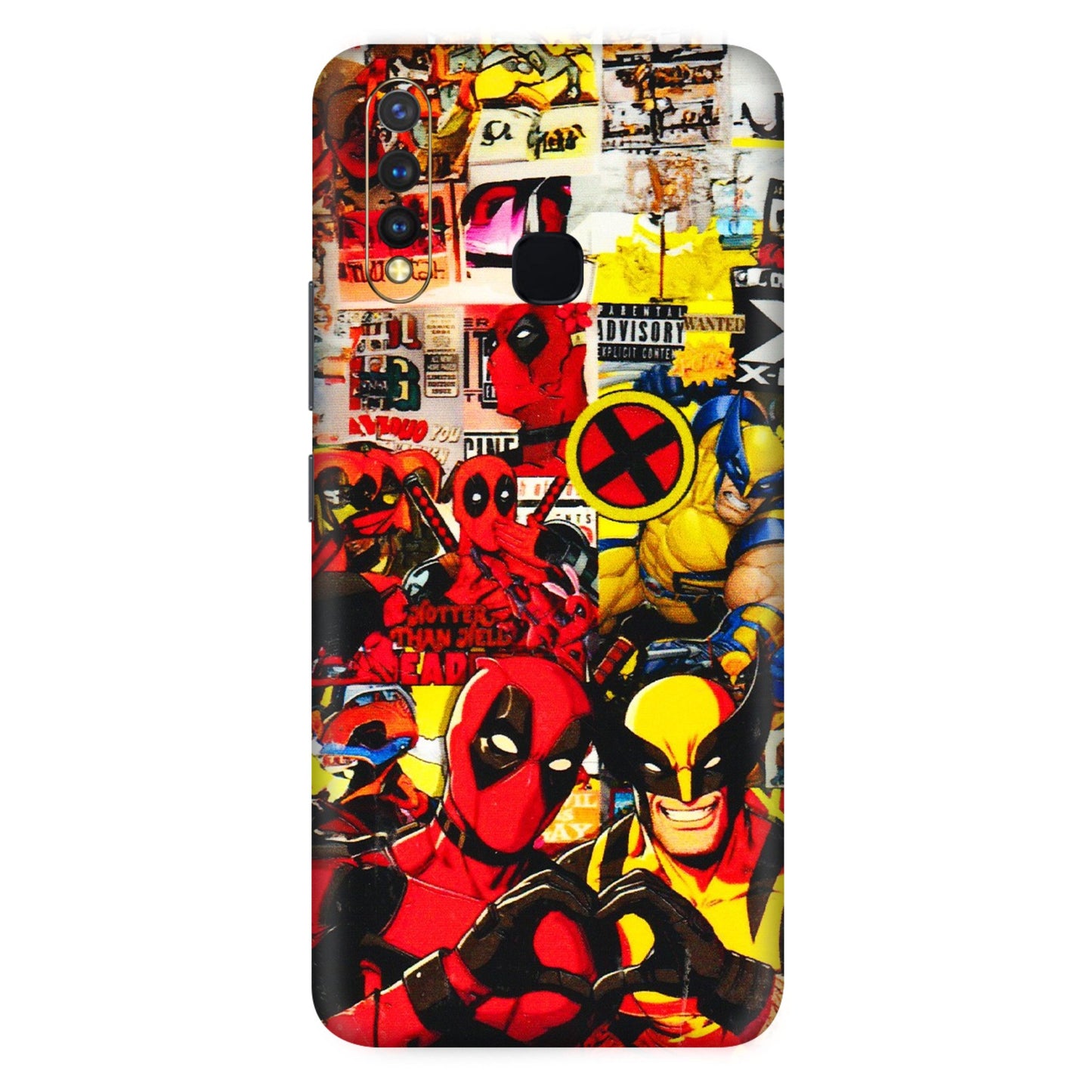 VIVO Z/V/X/T/U/S Series Phone Skins (All Models) - Spidy Wolverine - 3D Embossed Finish (L-310) Vivo U20