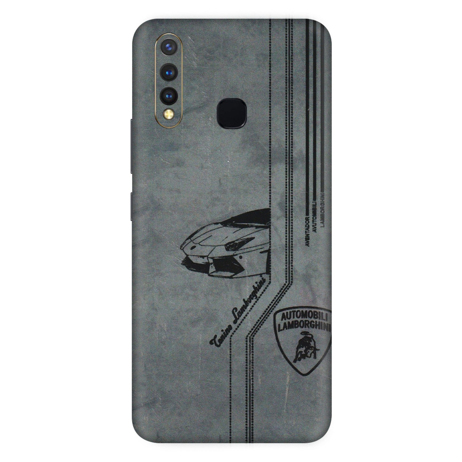 VIVO Z/V/X/T/U/S Series Phone Skins (All Models) - New Lamborgini Aventador - 3D Embossed Finish (L-321) Vivo U20