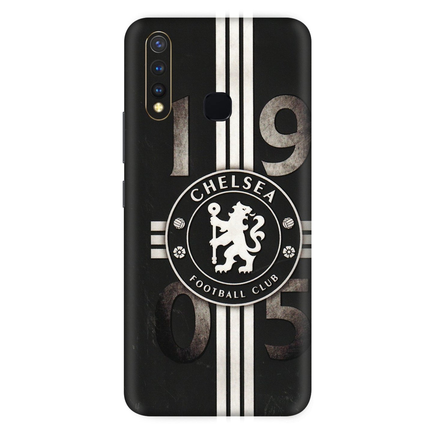 VIVO Z/V/X/T/U/S Series Phone Skins (All Models) - Chelsea Fan Club - 3D Embossed Finish (L-36) Vivo U20