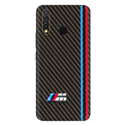 VIVO Z/V/X/T/U/S Series Phone Skins (All Models) - BM Carbon Fiber Feels - 3D Embossed Finish (L-38) Vivo U20