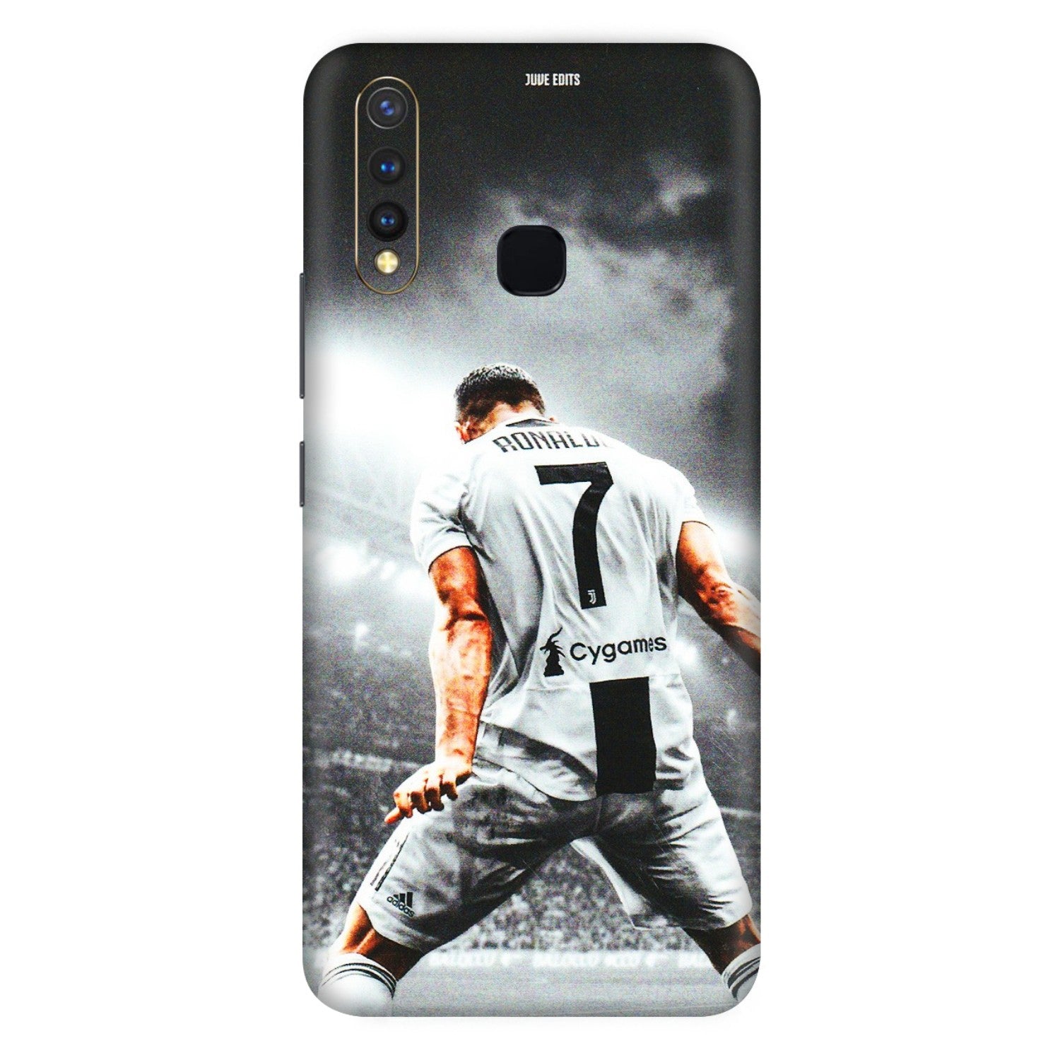VIVO Z/V/X/T/U/S Series Phone Skins (All Models) - Ronaldo CR7 Crazy - 3D Embossed Finish (L-44) Vivo U20