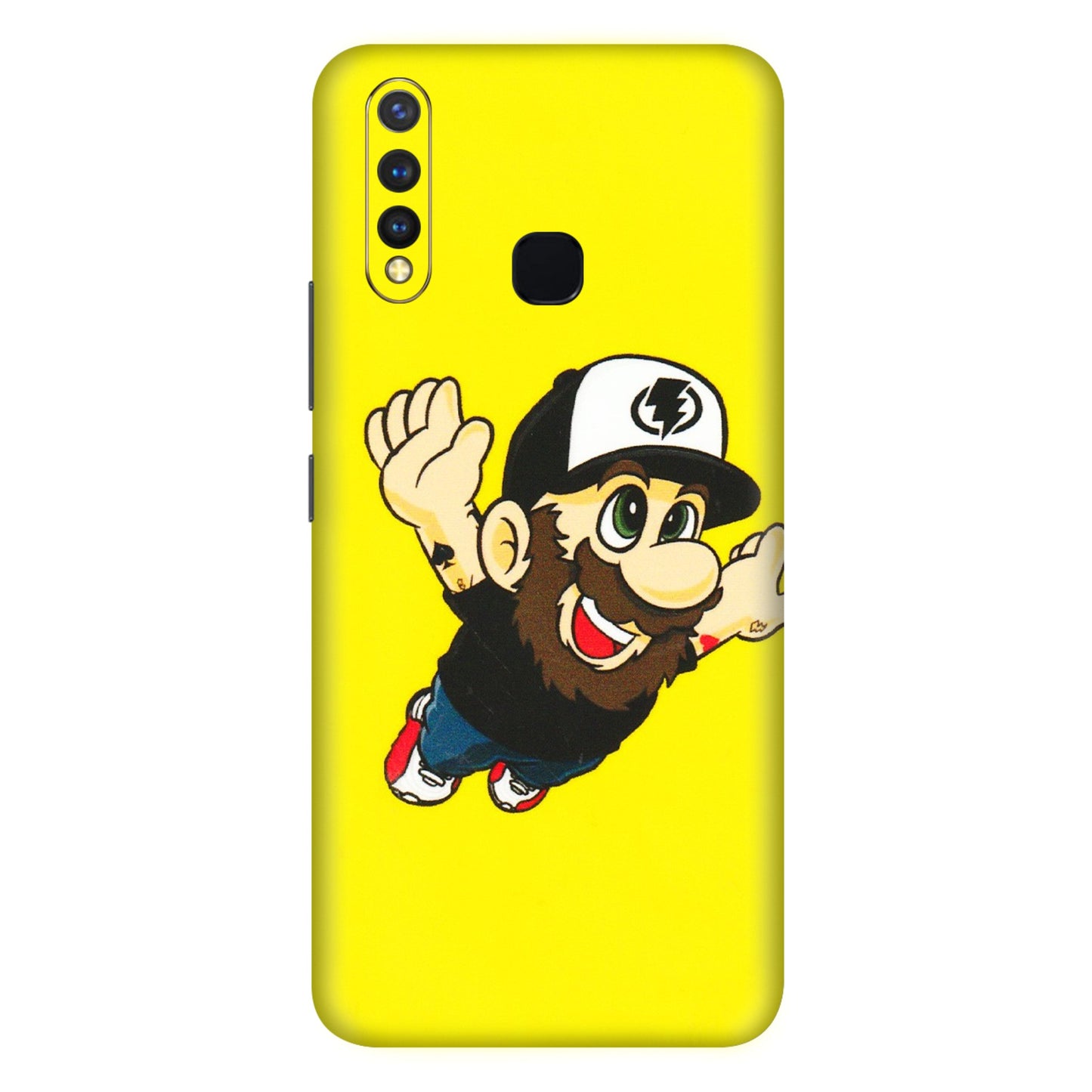 VIVO Z/V/X/T/U/S Series Phone Skins (All Models) - Flying Beardo - 3D Embossed Finish (L-60) Vivo U20