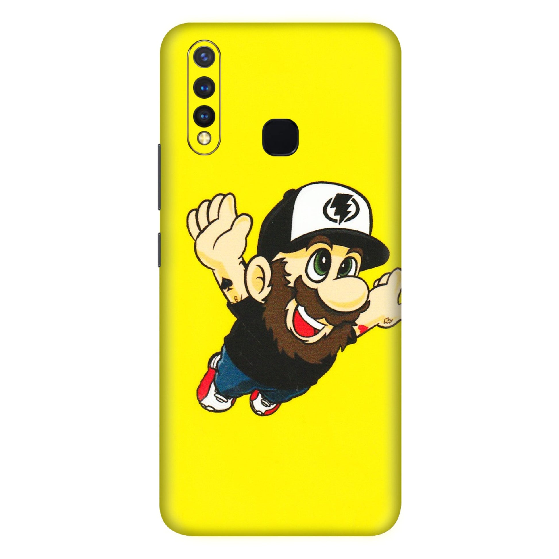 VIVO Z/V/X/T/U/S Series Phone Skins (All Models) - Flying Beardo - 3D Embossed Finish (L-60) Vivo U20