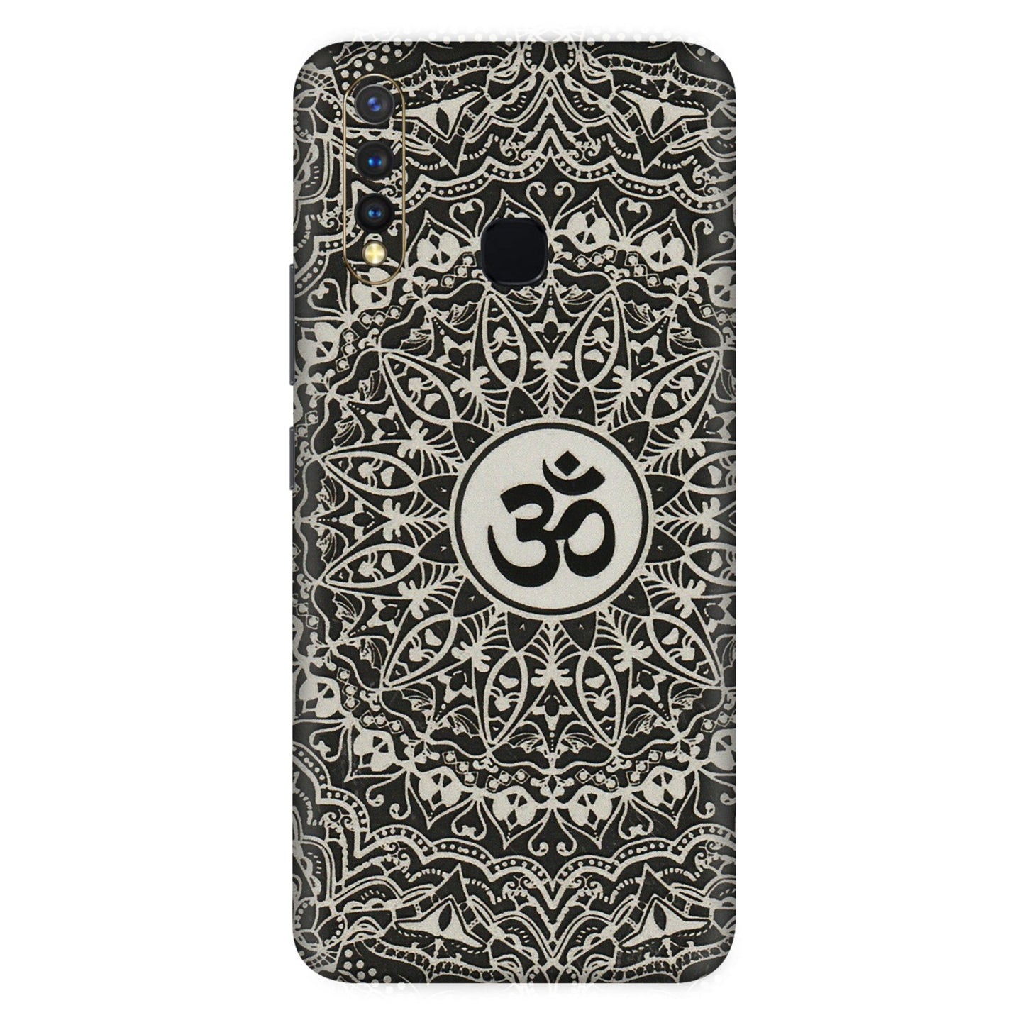 VIVO Z/V/X/T/U/S Series Phone Skins (All Models) - Aum Elegant Mandala - 3D Embossed Finish (L-62) Vivo U20