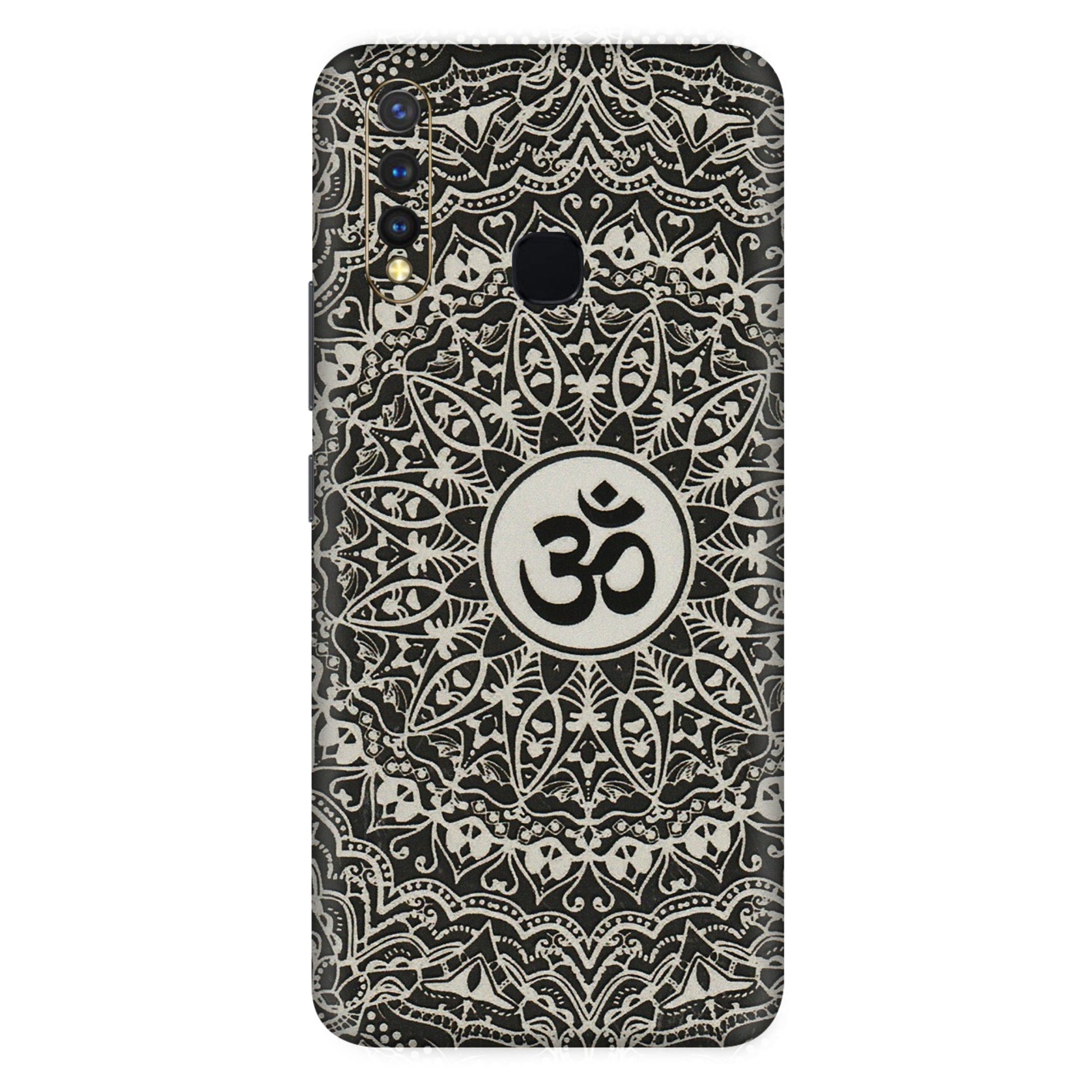 VIVO Z/V/X/T/U/S Series Phone Skins (All Models) - Aum Elegant Mandala - 3D Embossed Finish (L-62) Vivo U20