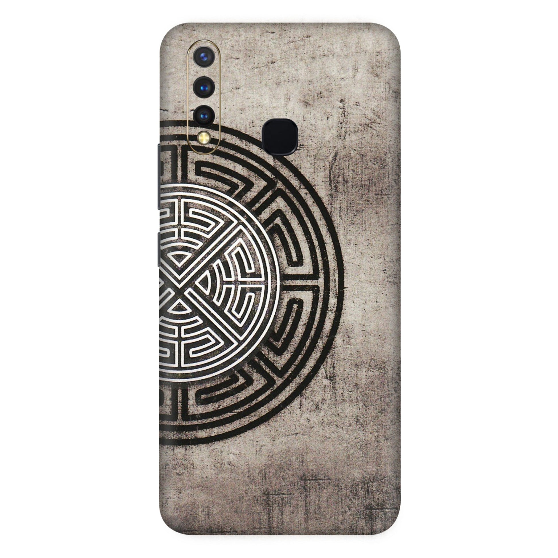 VIVO Z/V/X/T/U/S Series Phone Skins (All Models) - Mysterious Circular Design - 3D Embossed Finish (L-63) Vivo U20
