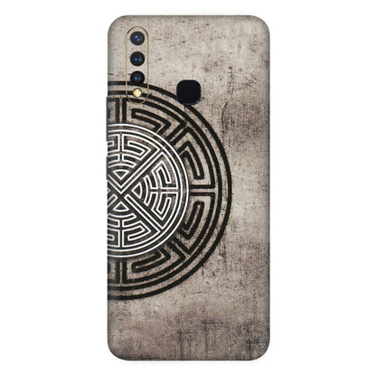 VIVO Z/V/X/T/U/S Series Phone Skins (All Models) - Mysterious Circular Design - 3D Embossed Finish (L-63) Vivo U20