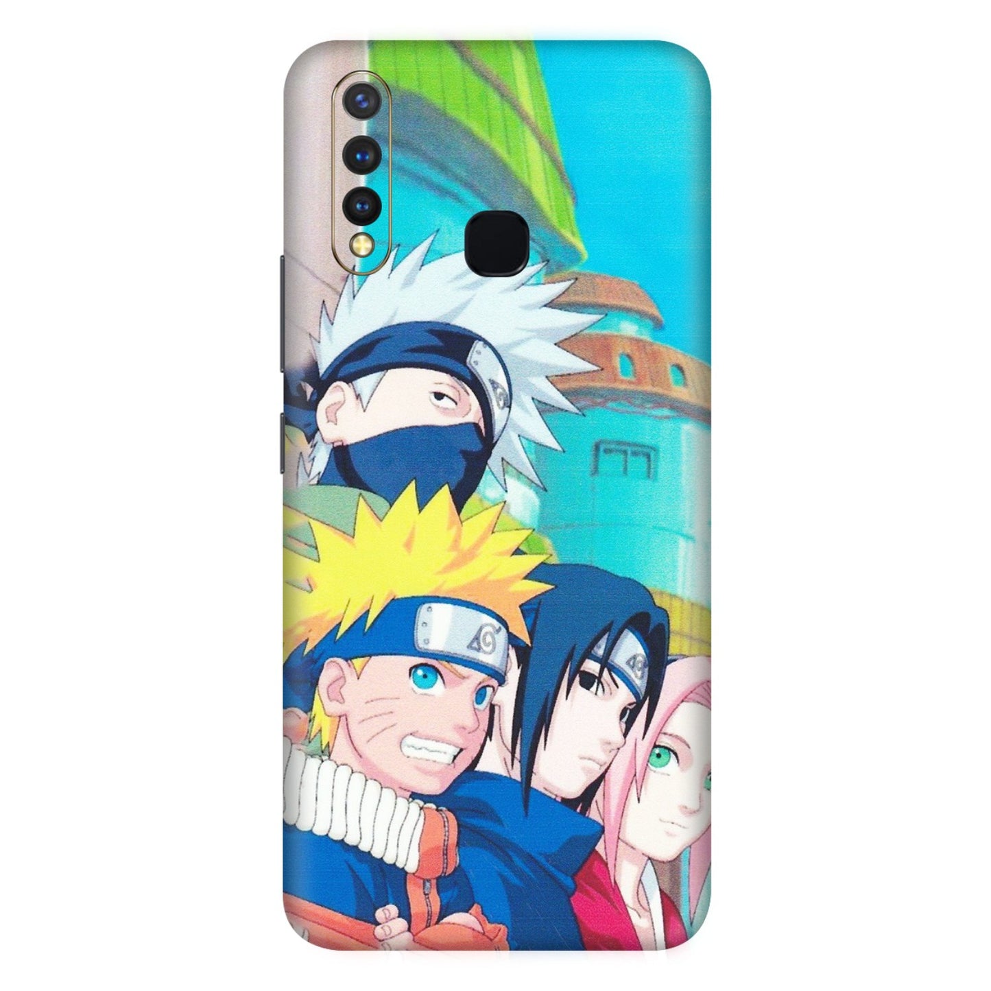 VIVO Z/V/X/T/U/S Series Phone Skins (All Models) - Team Minato And Kakashi - Matte Finish (M-101) Vivo U20
