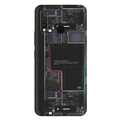 VIVO Z/V/X/T/U/S Series Phone Skins (All Models) - Motherboard Circuit Layout - Matte Finish (M-117) Vivo U20