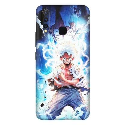 VIVO Z/V/X/T/U/S Series Phone Skins (All Models) - Blue Thunder Luffy Anime - Matte Finish (M-132) Vivo U20